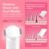 Clio PALMPERFECT Electric Bikini Trimmer - Travel-Friendly Hair Shaver for Smooth, Dual Blade for Close Shave, Use Wet or Dry - Battery-Powered + Trimming Guide Included view 4