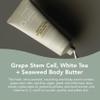 emergin C Scientific Organics Grape Stem Cell, White Tea + Seaweed Body Butter - Nourishing Plant Stem Cell Cream with Vitamins A, C, E for Dry Skin (6.7 oz, 200 ml) view 2