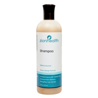 Adama White Coconut Shampoo Zion Health 16 oz Liquid
