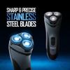 Barbasol Rotary Shaver, Rechargeable Electric Rotary Shaver with Stainless Steel Blades, Pop-Up Trimmer, Wireless Cordless Electric Razor, Close Shave, Full 8 Hour Charge Provides 45 Minute Run-Time view 4