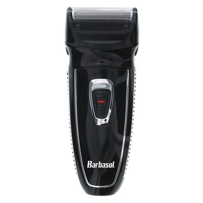 Barbasol Rechargeable Electric Foil Shaver with Stainless Steel Blades and Pop Up Trimmer