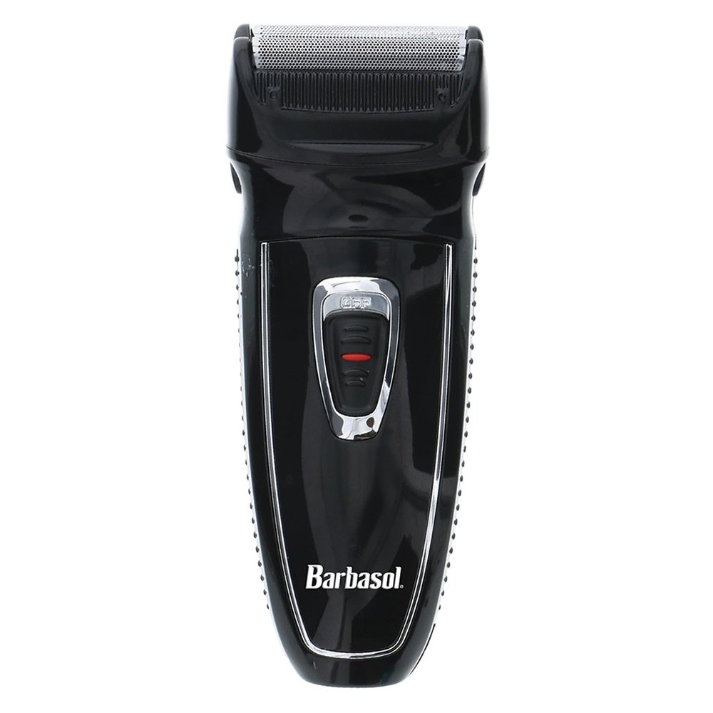 Barbasol Rechargeable Electric Foil Shaver with Stainless Steel Blades and Pop Up Trimmer