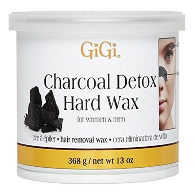 Gigi Tin Charcoal Detox Hard Wax 13 Ounce (384ml) (3 Pack)