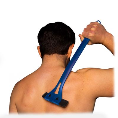 Bakblade 1.0 Back Shavers Men, Hair Removal Body Shaver (DIY) - Extra-Long Handle Trimmer, Wet Dry Shave