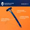 Bakblade 1.0 Back Shavers Men, Hair Removal Body Shaver (DIY) - Extra-Long Handle Trimmer, Wet Dry Shave view 2