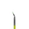 Bdellium Tools Professional Makeup Brush - Green Bambu Series 708 Bent Eyeliner - With Soft Synthetic Fibers, For Smooth Application (Green, 1pc) view 2