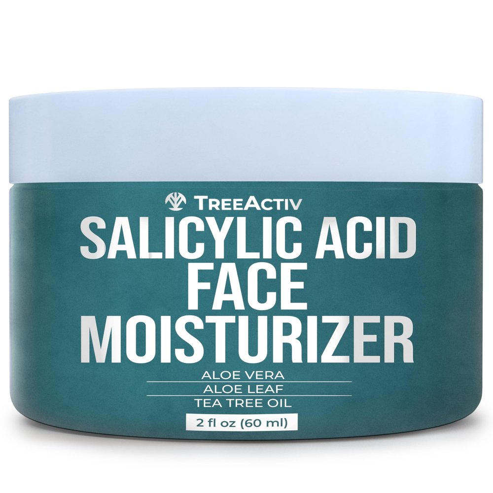 TreeActiv Acne Eliminating Face Cream | Tea Tree Moisturizing Formula for Balanced, Fresh-Looking Skin | Suitable for Sensitive Skin | For Adults and Teens | 2 fl oz
