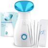 Pure Daily Care NanoSteamer Large 3-in-1 Nano Ionic Facial Steamer with Precise Temp Control - Humidifier - Unclogs Pores - Blackheads - Spa Quality - Bonus 5 Piece Stainless Steel Skin Kit (Teal) view 1