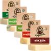 Dr. Squatch Natural Bar Soap for Men - Cold Process Soap with No Harsh Chemicals - Cool Fresh Aloe, Alpine Sage, Spearmint, Bay Rum & Grapefruit IPA (5 oz, 5-Pack) view 1