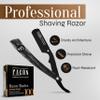 Facn Straight Razors for Men - Professional Barber Straight Edge Razor Kit with 100 Blades, Wooden Stainless Steel Barbero Shaver for a Smooth & Precise Shave, Premium Barber Razor for Men's Shaving view 2