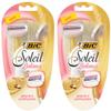 Bic Soleil Balance Razor For Women - Moisture Bars With Shea Butter - 2 Count Razors Per Package - Pack of 2 Packages view 1