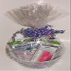 Gift Basket Mother's Day Birthday Bundle - 11 piece - Includes Pedicure set, Eye Mask, Face Masks, Nail Buffer Block, Facial Brush and a Reusable Basket view 1