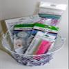 Gift Basket Mother's Day Birthday Bundle - 11 piece - Includes Pedicure set, Eye Mask, Face Masks, Nail Buffer Block, Facial Brush and a Reusable Basket view 3