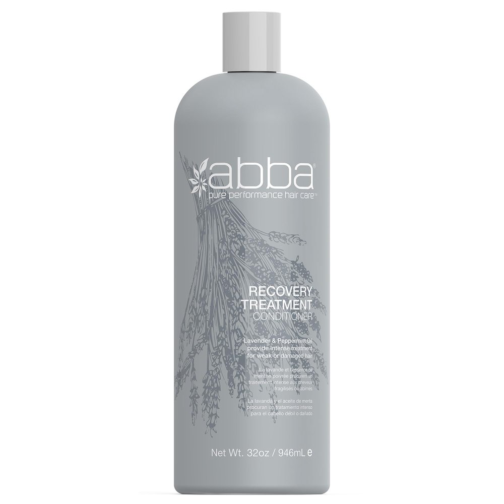ABBA Recovery Treatment Conditioner, Lavender & Peppermint Oil, 32 Fl Oz (Pack of 1)