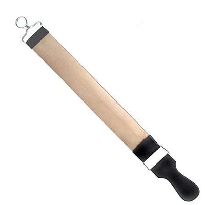 Leather and Canvas Hanging Razor Strop"Shaving Strop 5" Workable Area 5.5 Cm X 33 Cm