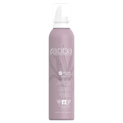 ABBA - Pure Volume Foam Styling Mousse - Grapefruit & Lemongrass, 8 fl oz