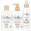 SheaMoisture Shampoo & Conditioner + Leave-in Treatment, Daily Hydration with Coconut Oil, Hair Detangler, Frizz Control, Cruelty-Free (3 Piece Set) view 1