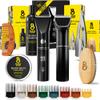 Beard Club Mens Grooming Kit & Beard Trimmer for Men - Professional Cordless Electric Hair & Moustache Trimmer, Straight Razor, Shampoo, Balm, Brush & Comb - Grooming Kit Gift Set view 1