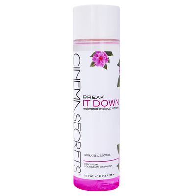 CINEMA SECRETS Break It Down Makeup Remover - Dual-Phase, Hydrating Eye & Face Cleanser for Long-Wear Makeup, Double Cleansing, Soothing & Paraben-Free Formula