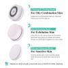 TOUCHBeauty 360 Rotating, 3 in 1 Interchangeable Facial Cleansing Brush Set with Cleansing, Exfoliating and Silicone Brush | 2-Speed, Travel Case, Cordless, Waterproof view 3