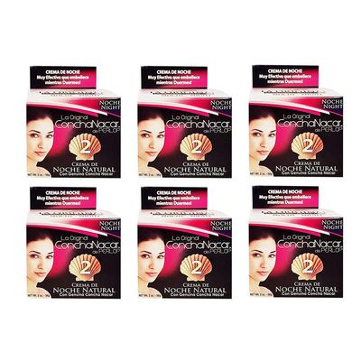 Concha Nacar #2 Night Cream by Perlop 2 oz. (6 Boxes)