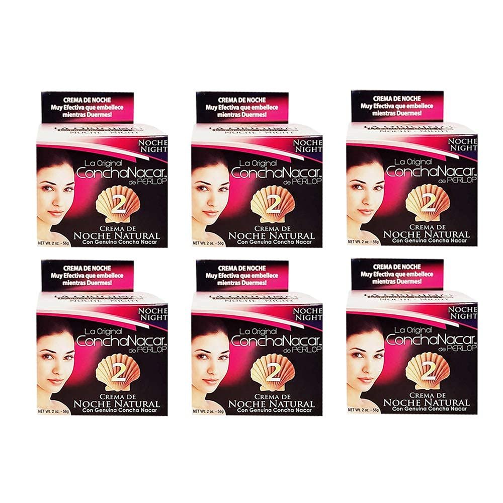 Concha Nacar #2 Night Cream by Perlop 2 oz. (6 Boxes)