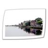 Art Wall Fishing Village Nova Scotia 12 by 18-Inch Unwrapped Canvas Art by Linda Parker with 2-Inch Accent Border view 1
