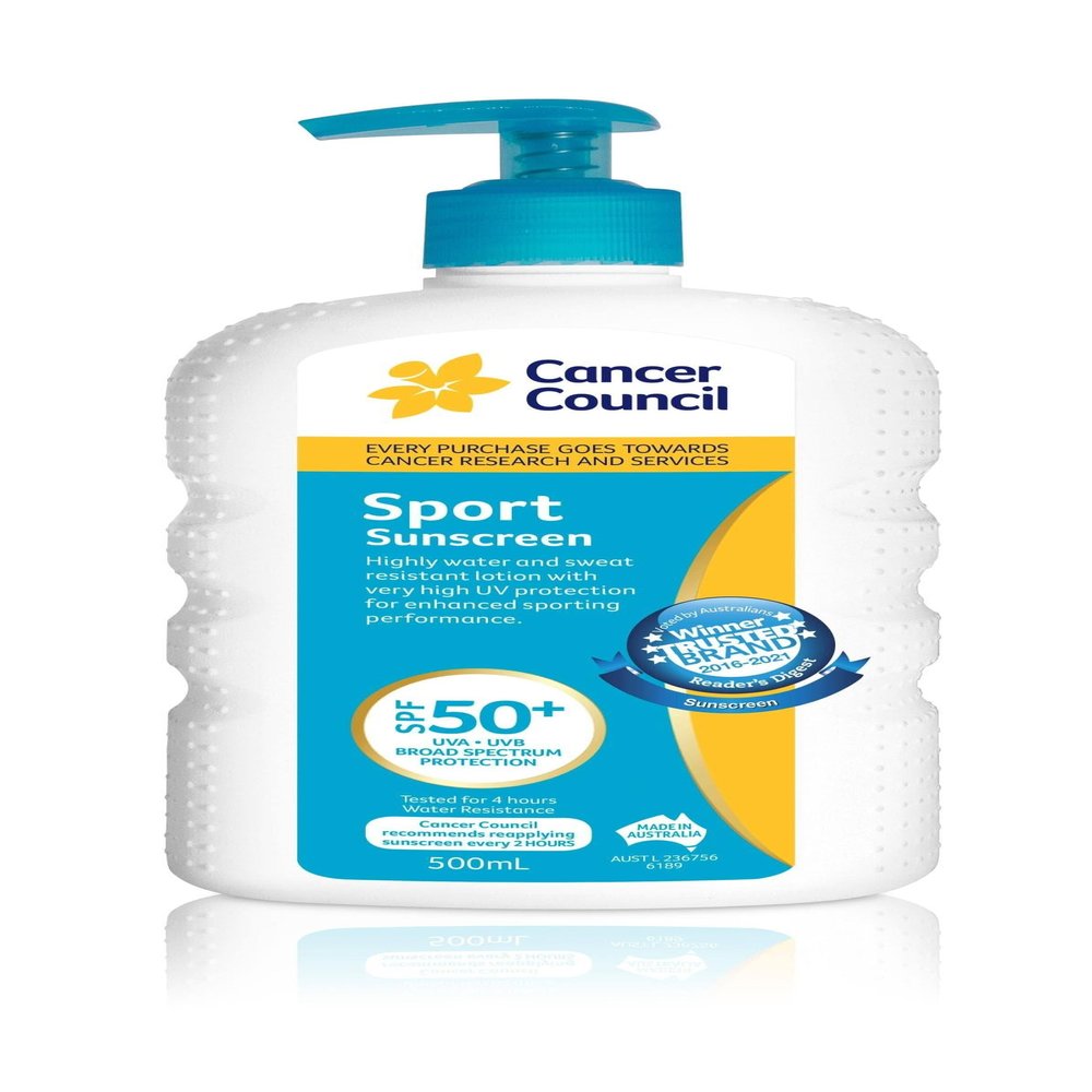 Cancer Council SPF 50+ Sport 500ml Pump