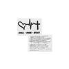 10 x Faith + Hope + Love Tattoo - black temporary Cross Puls Heart Tattoo Symbol (10) view 2