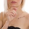 10 x La Vie Lettering Tattoo Card - 3 french quotes in black (10) view 4
