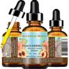 Botanical Beauty Peach Kernel Oil. 100% Pure Natural Undiluted Refined Cold Pressed Carrier Oil for Face, Skin, Hair, Massage, Lip, Nail Care. 4 Fl. oz-120 ml view 1