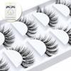 ICYCHEER 5 Pairs/Lot Makeup 3D Mink Eyelashes Set Fake False Eyelashes Flexible Wispy Fake Eye Lashes Extension Handmade Natural Looking view 1