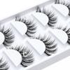ICYCHEER 5 Pairs/Lot Makeup 3D Mink Eyelashes Set Fake False Eyelashes Flexible Wispy Fake Eye Lashes Extension Handmade Natural Looking view 2