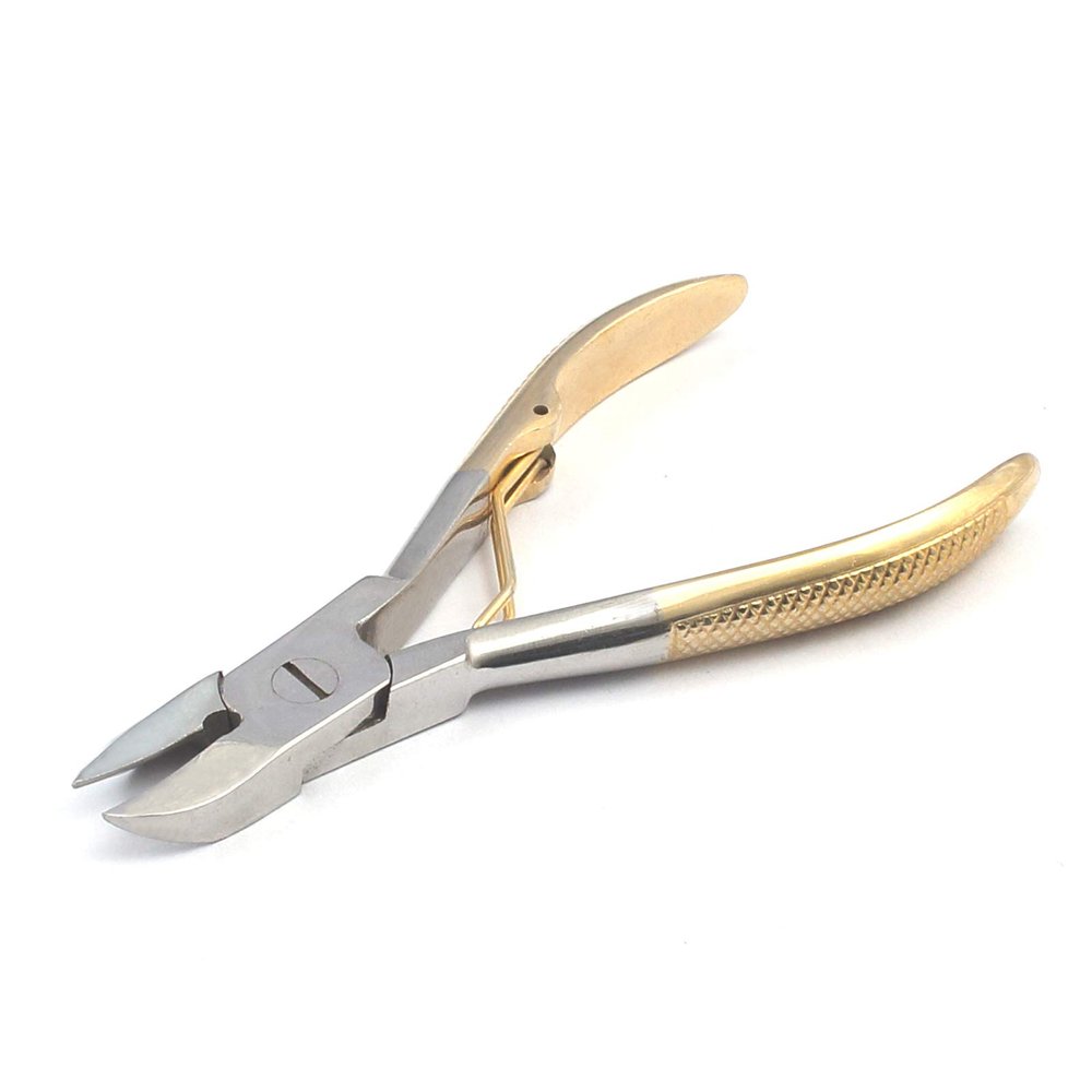 4.5" Heavy Duty Professional Gold Plated Toe Nail Cutter/Clippers by G.S Online Store