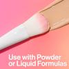 wet n wild Foundation Brush, Densely-Packed Synthetic Fiber Bristles for Liquid, Cream & Powder, Ergonomic Handle for Comfortable Control view 2