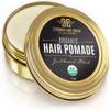 CRIUS COSMETICS Hair Pomade for Men - Certified Organic Pomade with Vegan Ingredients (Chronos And Creed), Natural Hair Balm for Strong Hold & Scalp Care (2 Fl Oz) view 1