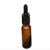 10ml empty Glass Essential Oil Bottle Dropper Packing Bottle Sample Bottles Cosmetics Container Holder,For home and travel,Brown,20 Packs view 2