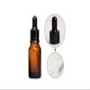 10ml empty Glass Essential Oil Bottle Dropper Packing Bottle Sample Bottles Cosmetics Container Holder,For home and travel,Brown,20 Packs view 3