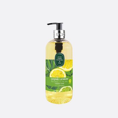 100% Natural Olive Oil Liquid Soap - Cesme Lemon 500ml