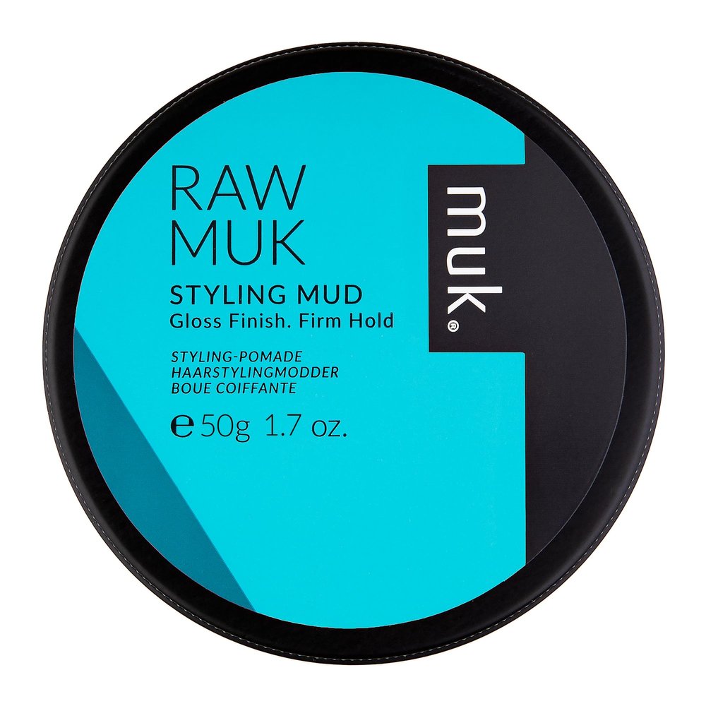 MUK. Haircare Raw Firm Hold Styling Mud, High Gloss Mud - 1.7oz