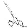 Dream Reach HIGH-END SERIES Japanese 440C Stainless 6.0" 360 Swivel Thumb Ring Professional Barber Razor Edge Hairdressing Straight Cutting Scissors view 1