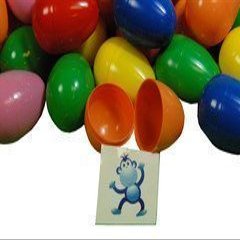 1000 ~ Sticker or Tattoo Filled Easter Eggs - (1 Item) Sticker or Tattoo