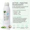 Aloe Up White Collection SPF 50 Sunscreen Spray Mist for Face & Body with Aloe Vera Gel, Water Resistant up to 80 Minutes, Reef Friendly, Non Greasy, Fast Absorbing, Coco Mango 5.5 oz view 3