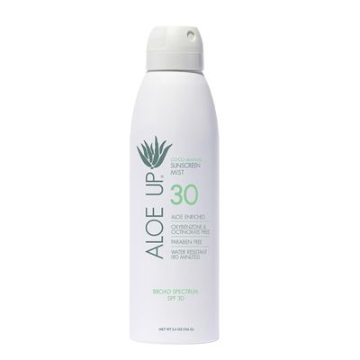 Aloe Up White Collection Sunscreen Spray SPF 30, 4 oz