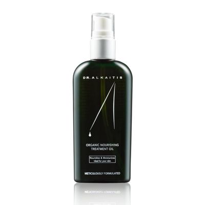 DR. ALKAITIS Organic Nourishing Treatment Oil - Versatile Face & Body Oil - Fast Absorbing (120ml/4oz)