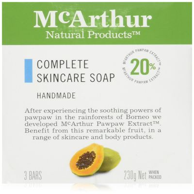 McArthur Natural Products Complete Skincare Soap Pack, 3 Count
