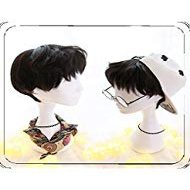 12 inch Black Wig Cosplay Handsome Guy Guy Male Models Lolita Japan Harajuku Male Short Wig