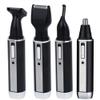 4 in 1 Rechargeable Nose Sideburn Eyebrow Beard Ear Hair Trimmer for Men & Women, Nose Ear Trimmer/Beard Trimmer/Sideburn Trimmer/Eyebrow Trimmer (Black) view 2