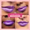 Aromi Metallic Liquid Lipstick for Women | Bright Purple Lilac Lip Color with Shimmery Finish, Vegan, Long-Lasting (Purple Unicorn) view 3