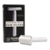 Standard Razors Aluminum Double Edge Safety Razor - Raw Silver | Three Piece Double Edge Safety Razor view 1